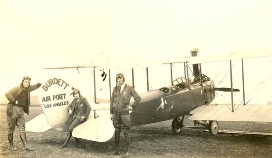 Hap Russell at Burdette Flying School
